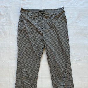 Talbots Checked Ankle Stretch Pants